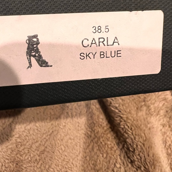 Brand New Monika Chiang Sky Blue Suede Carla Rope Sandals EU 38.5 U.S. 8 - Picture 5 of 6